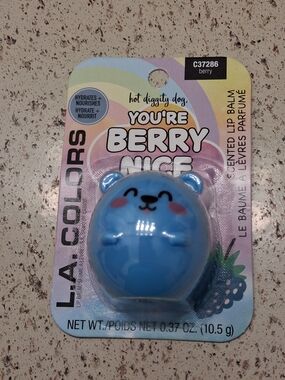 L.A. Colors Blue Bear You're Berry Nice Scented Lip Balm